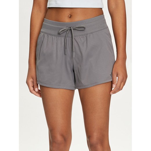 The North Face Szorty sportowe Aphrodite NF0A86YK Szary Regular Fit ze sklepu MODIVO w kategorii Szorty - zdjęcie 182653311