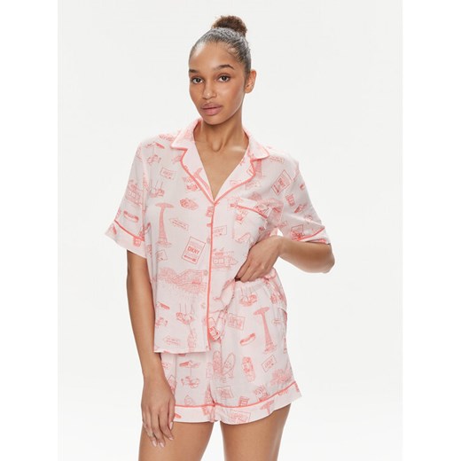 DKNY Piżama YI70003 Kolorowy Regular Fit ze sklepu MODIVO w kategorii Piżamy damskie - zdjęcie 182653323