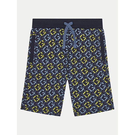 Guess Szorty sportowe L5RD02 KA6R4 Granatowy Relaxed Fit ze sklepu MODIVO w kategorii Spodenki dziewczęce - zdjęcie 182653372