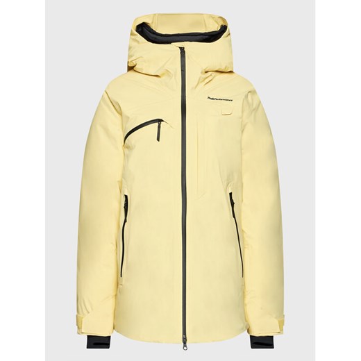 Peak Performance Kurtka narciarska Alpine G78245010 Żółty Regular Fit ze sklepu MODIVO w kategorii Kurtki damskie - zdjęcie 182653374
