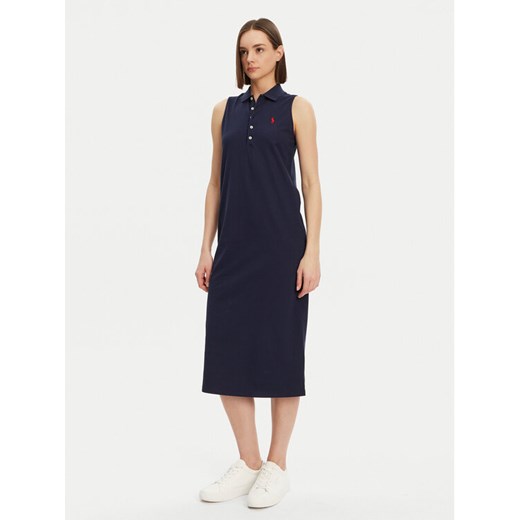 Polo Ralph Lauren Sukienka codzienna 211968292002 Granatowy Regular Fit ze sklepu MODIVO w kategorii Sukienki - zdjęcie 182653412