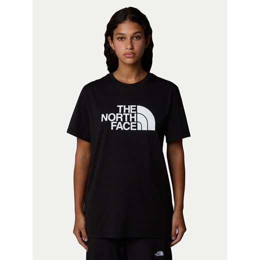 The North Face T-Shirt Easy NF0A8A6G Czarny Loose Fit ze sklepu MODIVO w kategorii Bluzki damskie - zdjęcie 182653494
