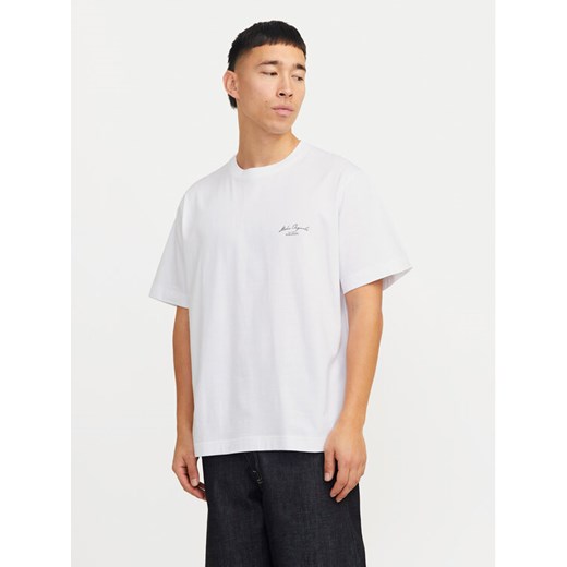 Jack&Jones T-Shirt Islington 12273015 Biały Loose Fit ze sklepu MODIVO w kategorii T-shirty męskie - zdjęcie 182653501