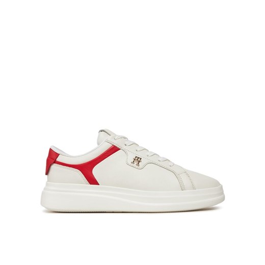 Tommy Hilfiger Sneakersy Pointy Court Sneaker FW0FW07460 Écru ze sklepu MODIVO w kategorii Trampki damskie - zdjęcie 182653521