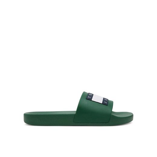 Tommy Jeans Klapki Tommy Jeans Pool Slide Ess EM0EM01191 Zielony ze sklepu MODIVO w kategorii Klapki męskie - zdjęcie 182653571