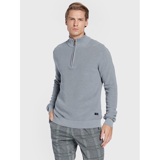 Blend Sweter 20714337 Szary Regular Fit ze sklepu MODIVO w kategorii Swetry męskie - zdjęcie 182653592