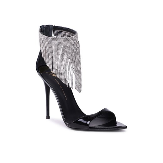 GIUSEPPE ZANOTTI Sandały E300033 Czarny ze sklepu MODIVO w kategorii Sandały damskie - zdjęcie 182653604