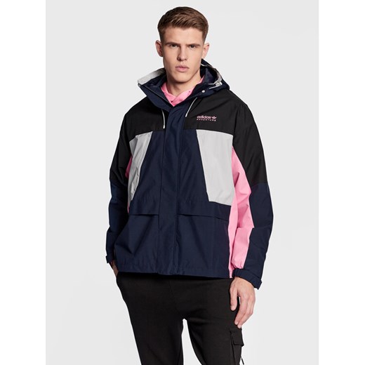 adidas Kurtka przejściowa Adventure Ride HK4980 Granatowy Loose Fit ze sklepu MODIVO w kategorii Kurtki męskie - zdjęcie 182653622