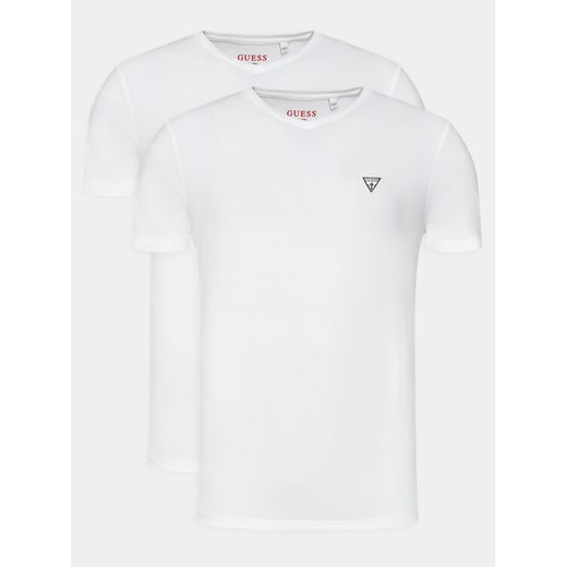 Guess Komplet 2 t-shirtów Caleb U97G03 KCD31 Biały Regular Fit ze sklepu MODIVO w kategorii T-shirty męskie - zdjęcie 182653673