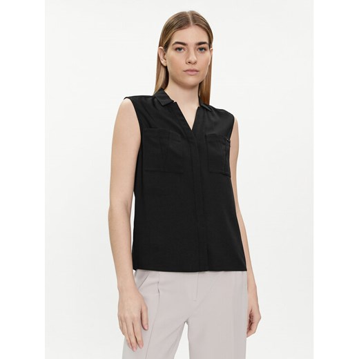Calvin Klein Koszula K20K207031 Czarny Regular Fit ze sklepu MODIVO w kategorii Koszule damskie - zdjęcie 182653710