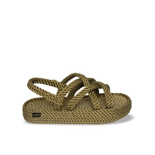 Bohonomad Sandały Bodrum Platform BOD.0011.PRS Khaki ze sklepu MODIVO w kategorii Sandały damskie - zdjęcie 182653723