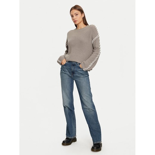 JDY Sweter Rosella 15329787 Szary Regular Fit ze sklepu MODIVO w kategorii Swetry damskie - zdjęcie 182653740