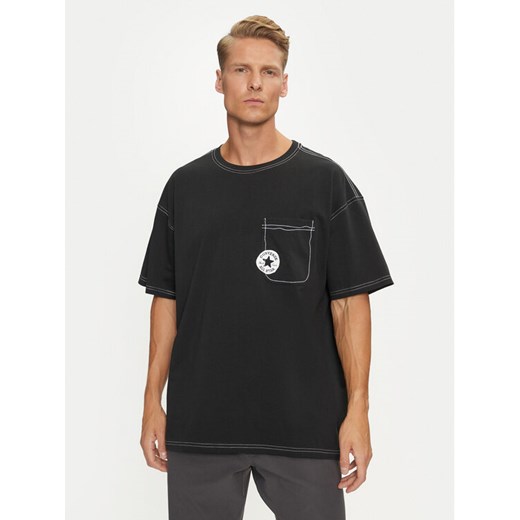 Converse T-Shirt Sketch 10027256-A03 Czarny Standard Fit ze sklepu MODIVO w kategorii T-shirty męskie - zdjęcie 182653772