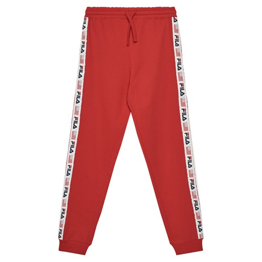 Original Marines Spodnie dresowe FILA DFPV4177YM Czerwony Regular Fit ze sklepu MODIVO w kategorii Spodnie chłopięce - zdjęcie 182653780