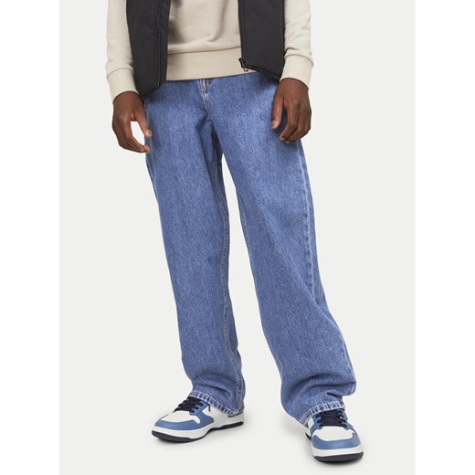 Jack&Jones Junior Jeansy Alex 12235464 Niebieski Baggy Fit ze sklepu MODIVO w kategorii Spodnie chłopięce - zdjęcie 182653793
