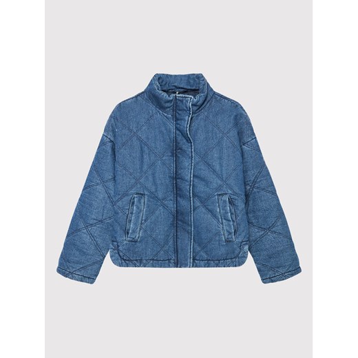 United Colors Of Benetton Kurtka jeansowa 2BDDCN00Q Niebieski Regular Fit ze sklepu MODIVO w kategorii Kurtki chłopięce - zdjęcie 182653870