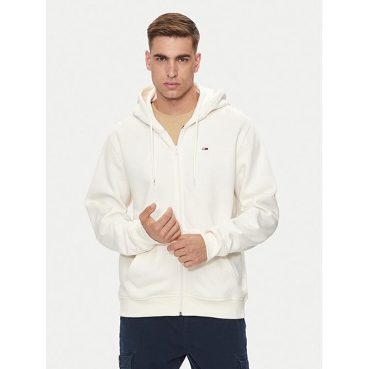 Tommy Jeans Bluza Flag DM0DM20498 Écru Regular Fit ze sklepu MODIVO w kategorii Bluzy męskie - zdjęcie 182653931