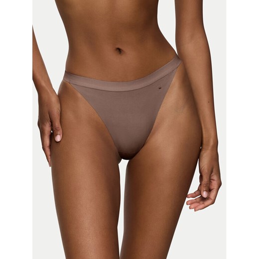 Triumph Stringi Smart Natural 10214484 Brązowy ze sklepu MODIVO w kategorii Majtki damskie - zdjęcie 182653991