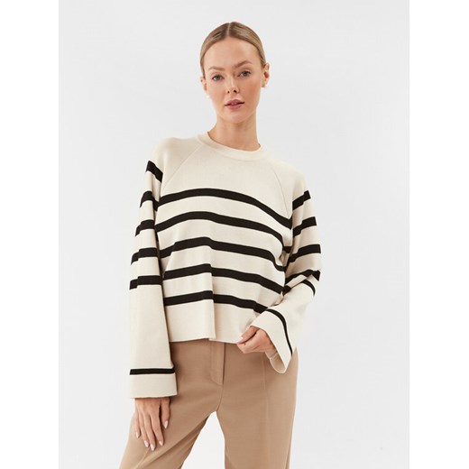 Noisy May Sweter Fifi 27027535 Beżowy Relaxed Fit ze sklepu MODIVO w kategorii Swetry damskie - zdjęcie 182654002