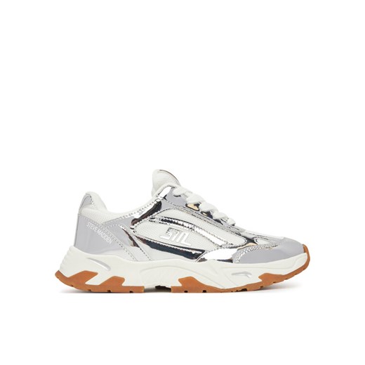 Steve Madden Sneakersy Sneak Peak-E SM19000129 Srebrny ze sklepu MODIVO w kategorii Buty sportowe damskie - zdjęcie 182654011
