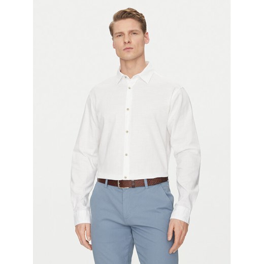 Jack&Jones Koszula Pierre 12270085 Biały Relaxed Fit ze sklepu MODIVO w kategorii Koszule męskie - zdjęcie 182654031