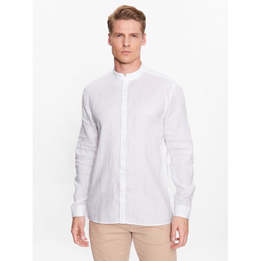 Hugo Koszula 50490740 Biały Slim Fit ze sklepu MODIVO w kategorii Koszule męskie - zdjęcie 182654053