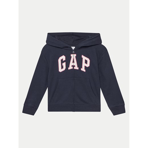 Gap Bluza 746744-02 Granatowy Regular Fit ze sklepu MODIVO w kategorii Bluzy chłopięce - zdjęcie 182654100