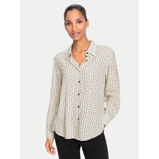 Olsen Koszula 12001951 Beżowy Regular Fit ze sklepu MODIVO w kategorii Koszule damskie - zdjęcie 182654113