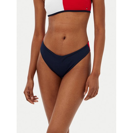 Tommy Hilfiger Dół od bikini UW0UW05838 Niebieski ze sklepu MODIVO w kategorii Stroje kąpielowe - zdjęcie 182654141