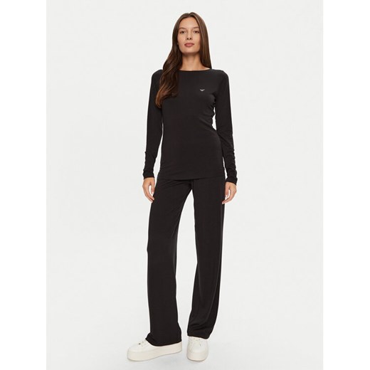 Emporio Armani Underwear Piżama 164790 4F224 00020 Czarny Regular Fit ze sklepu MODIVO w kategorii Piżamy damskie - zdjęcie 182654161