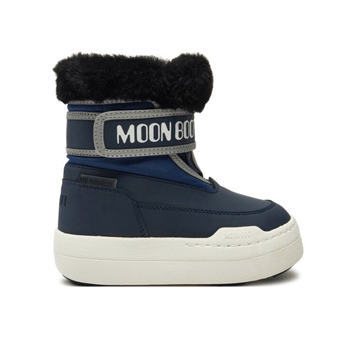 Moon Boot Śniegowce Junior Park Strap 80D3440030 Granatowy ze sklepu MODIVO w kategorii Buty zimowe dziecięce - zdjęcie 182654164
