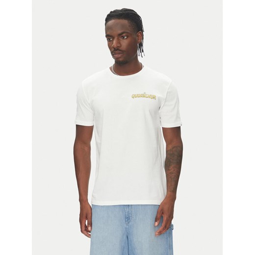 Quiksilver T-Shirt Ev Disconnect Effects EQYZT08049 Biały Regular Fit ze sklepu MODIVO w kategorii T-shirty męskie - zdjęcie 182654260