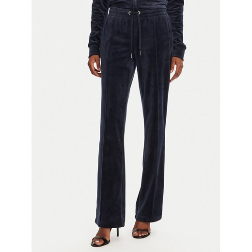 Juicy Couture Spodnie dresowe Tina JCAPW045 Granatowy Regular Fit ze sklepu MODIVO w kategorii Spodnie damskie - zdjęcie 182654293
