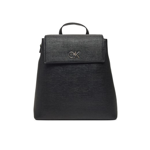 Calvin Klein Plecak Ck Backpack With Conv Strap_Tex K60K613237 Czarny ze sklepu MODIVO w kategorii Plecaki - zdjęcie 182654310