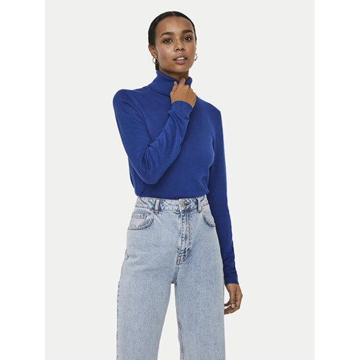 Vero Moda Golf Glory 10231630 Niebieski Regular Fit ze sklepu MODIVO w kategorii Swetry damskie - zdjęcie 182654312