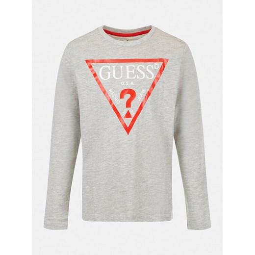 Guess Bluzka L84I29 K8HM0 Szary Regular Fit ze sklepu MODIVO w kategorii T-shirty chłopięce - zdjęcie 182654400