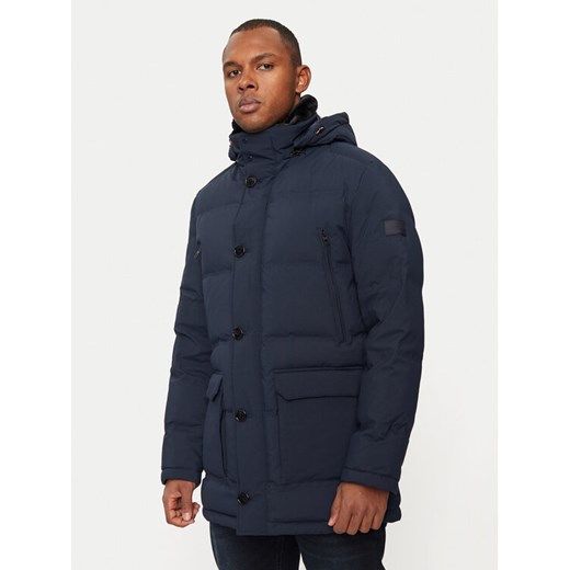 Hechter Paris Kurtka puchowa 50168 142205 Granatowy Regular Fit ze sklepu MODIVO w kategorii Kurtki męskie - zdjęcie 182654431