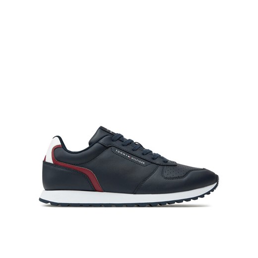 Tommy Hilfiger Sneakersy New Runner Eva Mix Lth Flag FM0FM05453 Granatowy ze sklepu MODIVO w kategorii Buty sportowe męskie - zdjęcie 182654462
