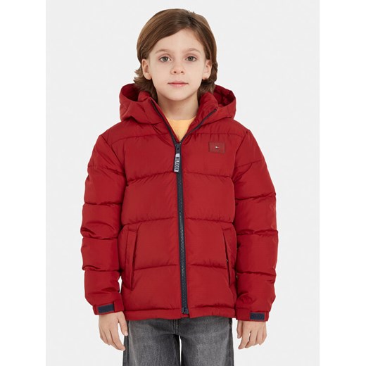 Tommy Hilfiger Kurtka zimowa Alaska KS0KS00402 D Bordowy Regular Fit ze sklepu MODIVO w kategorii Kurtki chłopięce - zdjęcie 182654510
