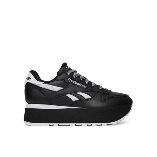 Reebok Sneakersy CLASSIC LEATHER TRIPLE LIFT 100209621 Czarny ze sklepu MODIVO w kategorii Buty sportowe damskie - zdjęcie 182654533