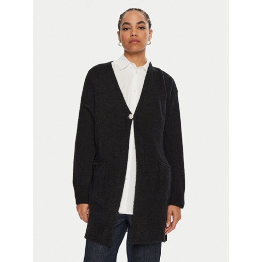 Dixie Kardigan M277K006A Czarny Regular Fit ze sklepu MODIVO w kategorii Swetry damskie - zdjęcie 182654564