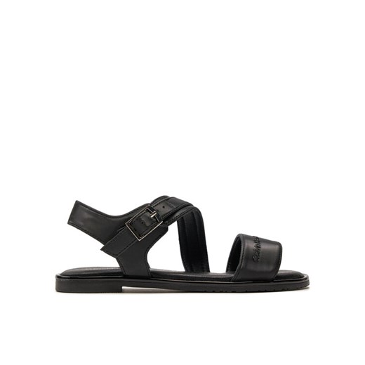 Calvin Klein Jeans Sandały Flat Sandal V3A2-80825-1688 M Czarny ze sklepu MODIVO w kategorii Sandały dziecięce - zdjęcie 182654570