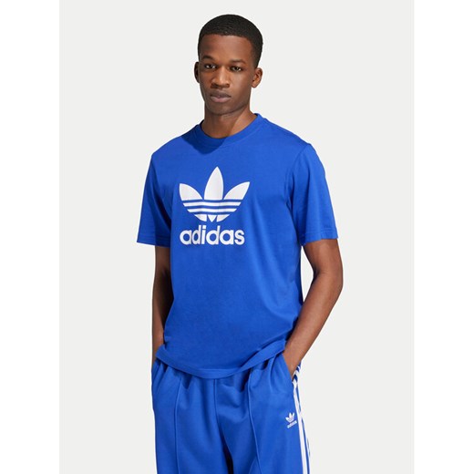 adidas T-Shirt adicolor Trefoil IZ3058 Niebieski Regular Fit ze sklepu MODIVO w kategorii T-shirty męskie - zdjęcie 182654610