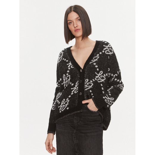 Liu Jo Kardigan MF3226 26054 Czarny Regular Fit ze sklepu MODIVO w kategorii Swetry damskie - zdjęcie 182654641
