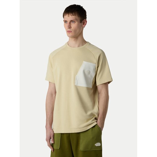 The North Face T-Shirt Terry NF0A8C28 Beżowy Relaxed Fit ze sklepu MODIVO w kategorii T-shirty męskie - zdjęcie 182654643