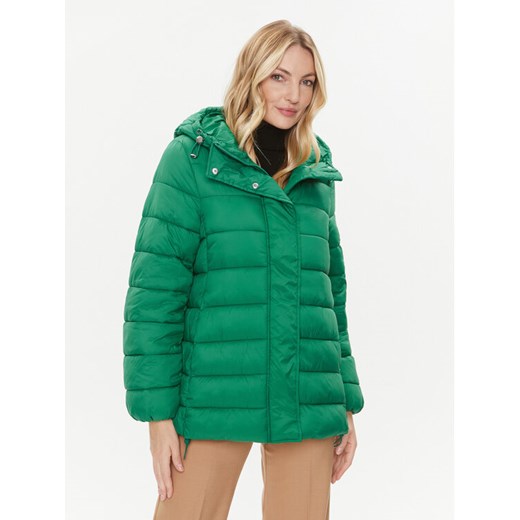 United Colors Of Benetton Kurtka zimowa 2NIWDN013 Zielony Regular Fit ze sklepu MODIVO w kategorii Kurtki damskie - zdjęcie 182654811