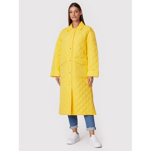 Tommy Hilfiger Kurtka przejściowa Quilted Sorona WW0WW35551 Żółty Relaxed Fit ze sklepu MODIVO w kategorii Kurtki damskie - zdjęcie 182654814