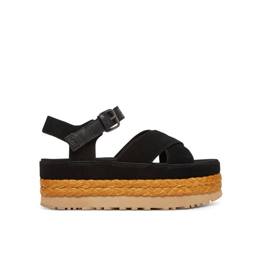 Ugg Espadryle W Aubrey Ankle Strap 1167471 Czarny ze sklepu MODIVO w kategorii Espadryle damskie - zdjęcie 182654850