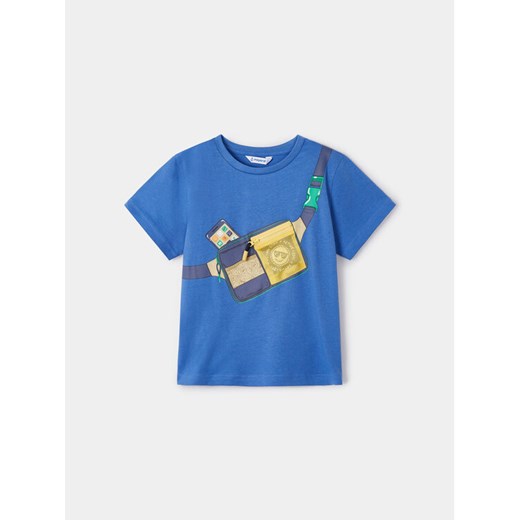 Mayoral T-Shirt 3018 Niebieski Regular Fit ze sklepu MODIVO w kategorii T-shirty chłopięce - zdjęcie 182654881