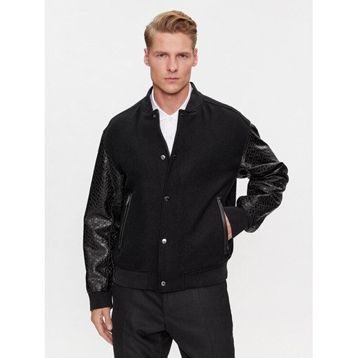 Boss Kurtka bomber Motiver1 50499589 Czarny Regular Fit ze sklepu MODIVO w kategorii Kurtki męskie - zdjęcie 182654893